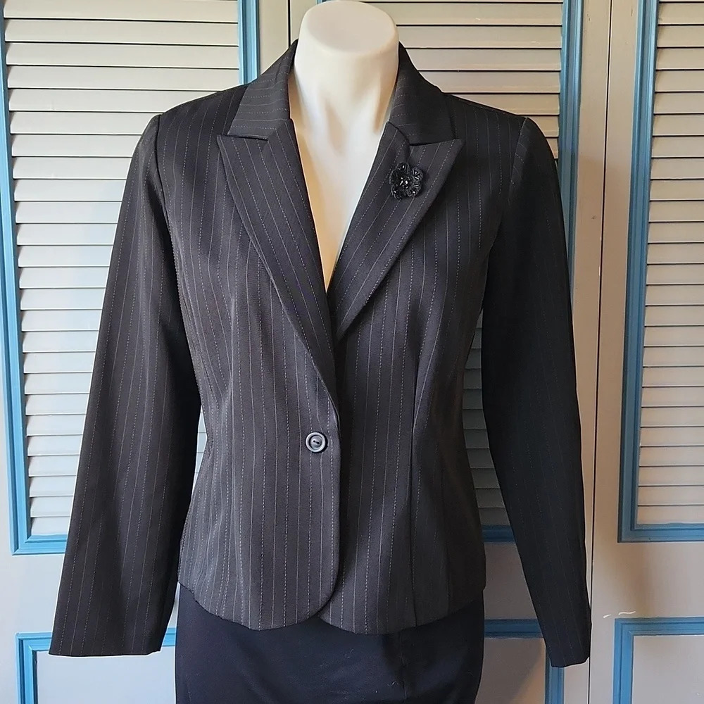 Vintage Sheri Martin Women’s Pinstripe Blazer